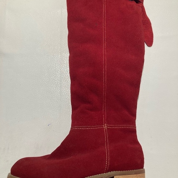 BIOTIME Sz 10 Premium Suede Shearling Lined Removable Insole Rubber Sole Boots - Picture 15 of 16